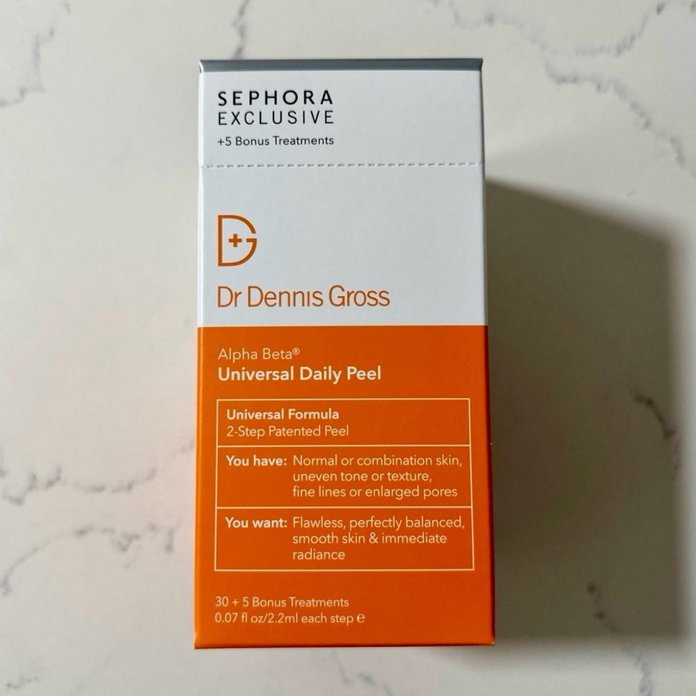 NEW 30 + 5 BONUS Sets Dr Dennis Gross Universal Daily Peel Pads Exp 03/27
